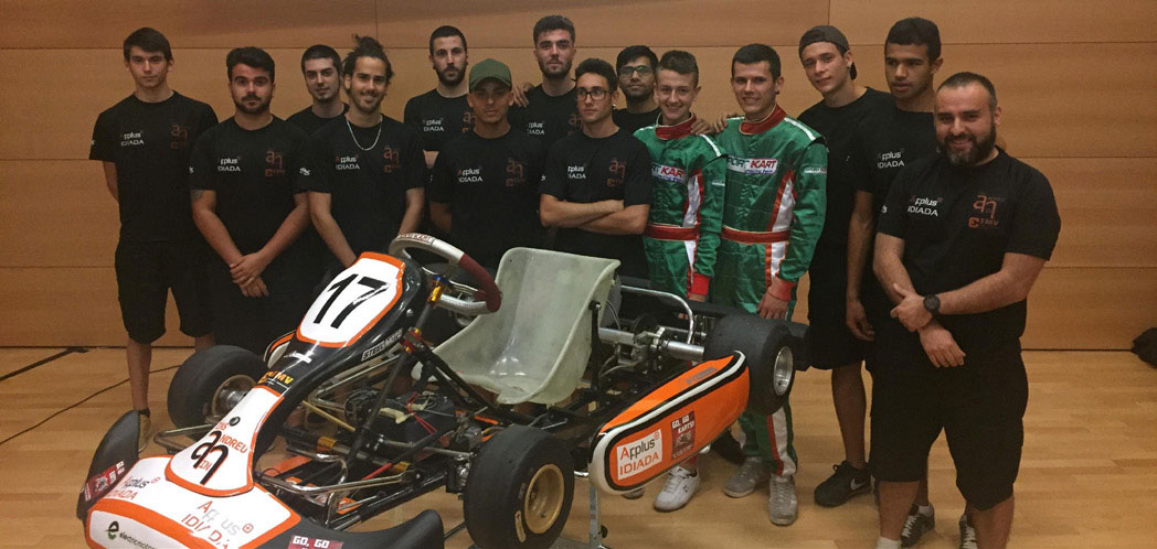 Ferretería Jaume colabora con los alumnos del instituto Andreu Nin para la construcción de un kart eléctrico