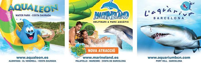 Nou acord de promoció amb L’Aquàrium, Aqualeon i Marineland