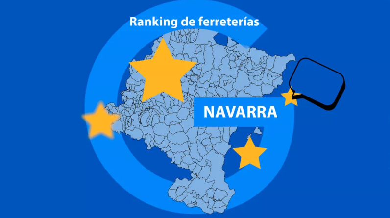 Ranking de ferreterías mejor valoradas de Navarra, según las opiniones de usuarios en Google