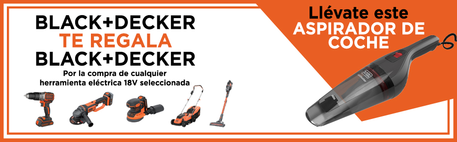 Black+Decker et regala un aspirador!