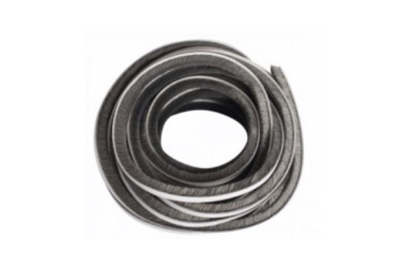 Burlete ventana cepillo carril 7 x 5 mm 6 m