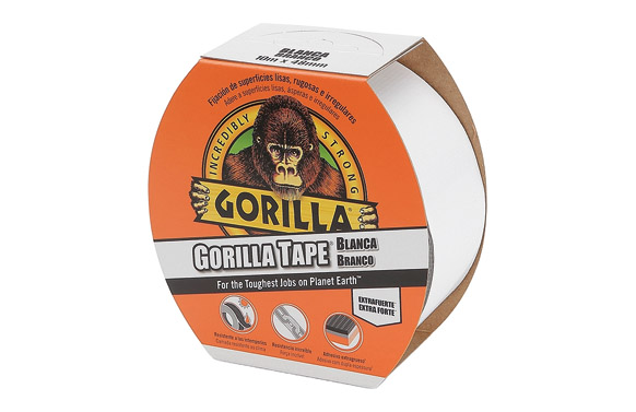 Cinta americana gorilla tape 10 m x 48 mm blanco