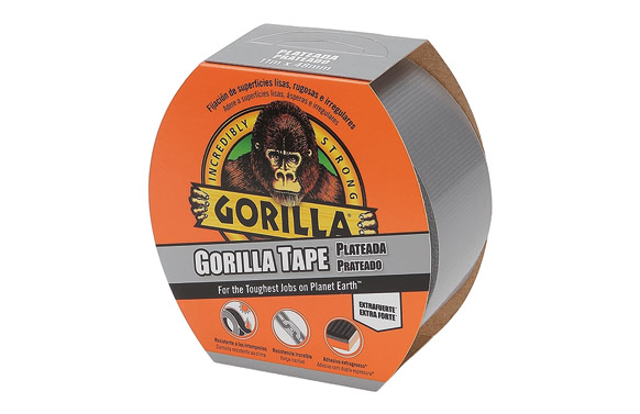 Cinta americana gorilla tape 11 m x 48 mm plata