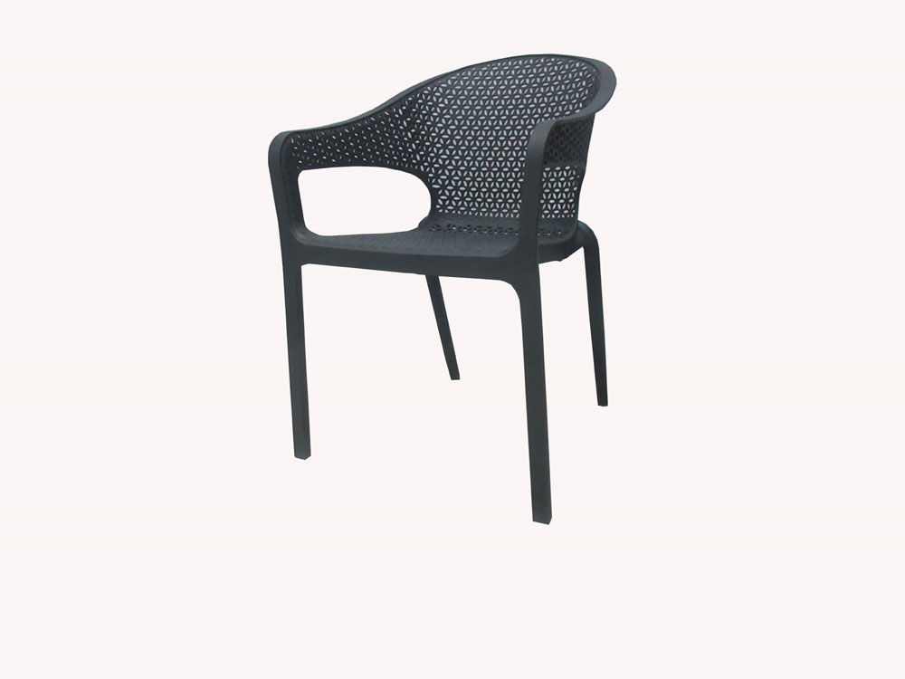 Silla jard 56,5x58x80cm natuur pp grafit paine nt132440