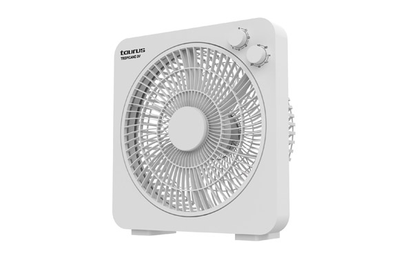 Ventilador box fan tropicano blanco ø30cm 35w 