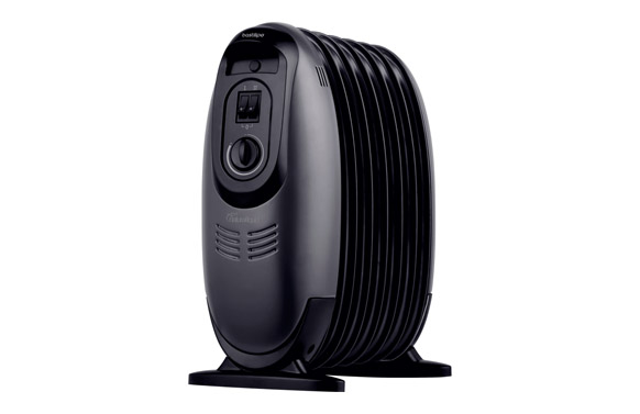 Radiador mini ecologico negro 7 elementos 600 w