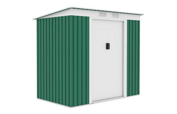 Caseta metalica 2,43 m. 201 x 121 x 176 cm verde
