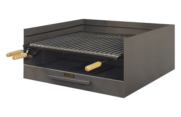 Cajon barbacoa con parrilla inox paellera 72 x 60 x 32 cm
