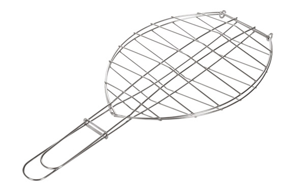 Parrilla rodaballo inox 65,5 x 31 cm