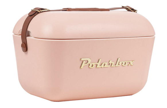 Nevera rigida retro polar box 20l coral gold