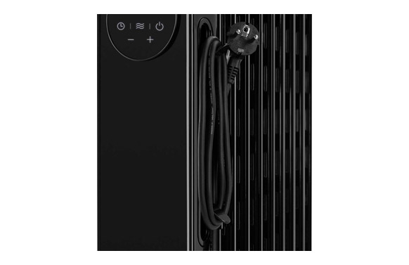 Radiador aceite digital 9 elementos negro 2000 w