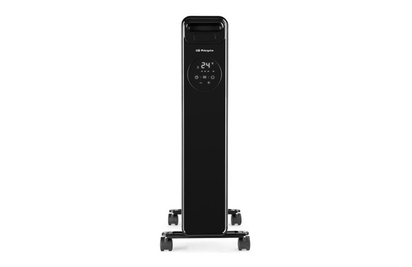 Radiador aceite digital 9 elementos negro 2000 w