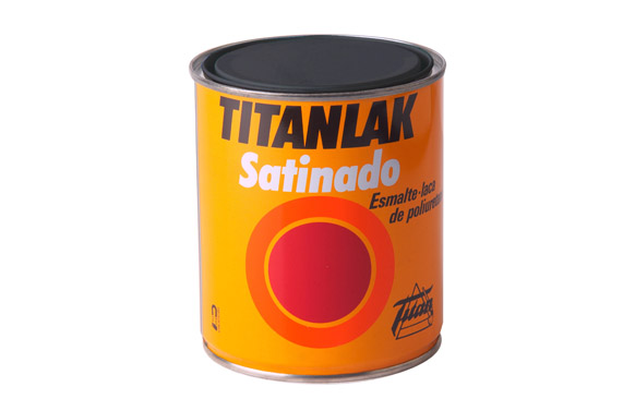 Esmalte titanlak satinado 1401 750 ml negro
