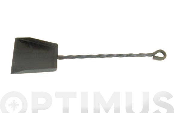 Pala metalica 36cm pala 14,5 x 13 cm