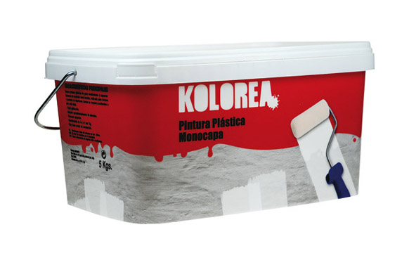 Pintura plastica interior monocapa mate 5 kg blanco 