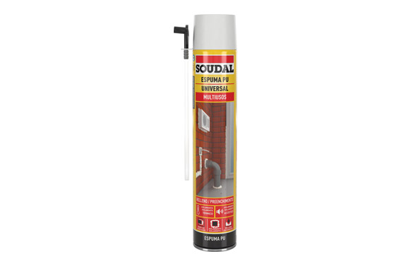 Espuma poliuretano universal canula 750 ml