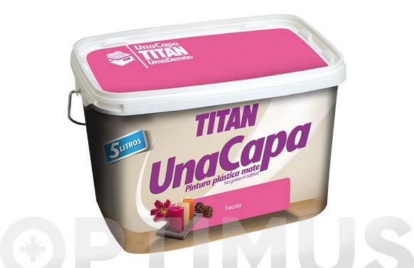 Pintura plastica una capa mate 2,5 l fucsia