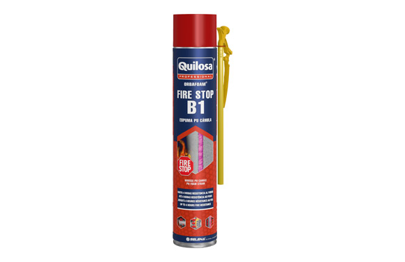 Espuma poliuretano ignifuga fire stop canula 750 ml