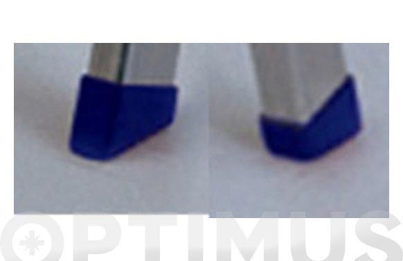 Taco plastico escalera aluminio domestica kylate peldaño ancho 3 a 6 p juego 4 unid