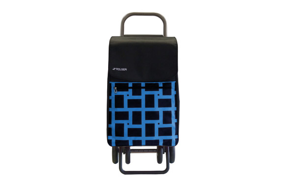 Carro compra 4 ruedas pocket plegable new azul indigo en Optimus