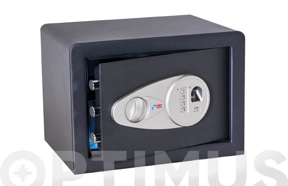 Caja fuerte seguridad tecna-250 sobreponer biometrica btv 250 x 350 x 250 mm