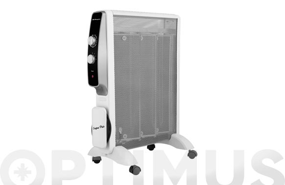 Radiador de mica blanco 500/1500w