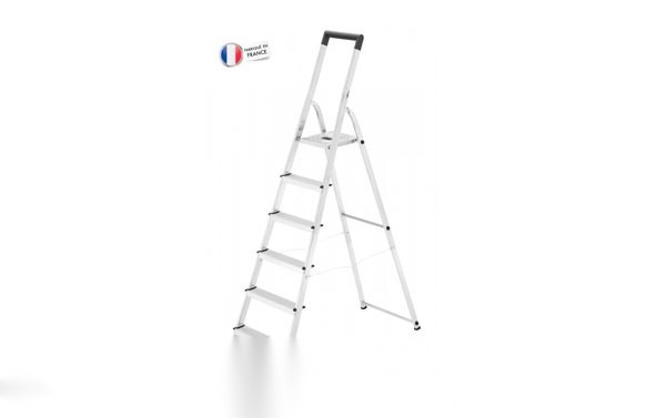 Escalera aluminio domestica l40 easyclix 6 peldaños