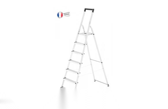 Escalera aluminio domestica l40 easyclix 7 peldaños