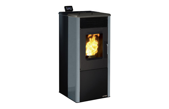 Estufa de pellet 810 elegance negro / gris 8.10 kw