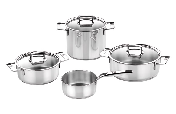 Bateria De Cocina Inox 4 Pzs Signature Induccion Ferreteria Garcia Rodriguez