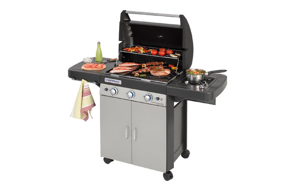 Barbacoa a gas 3 quemadores + hornillo classic ls plus 9.600 + 2.300 w