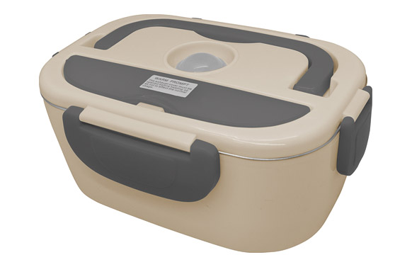 Fiambrera electrica enchufe inox int 450 ml