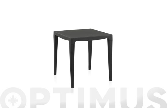 Mesa resina master antracita 70 x 70 cm