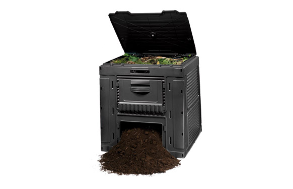 Compostador e-composter w/base 470 l 79x79x79 cm