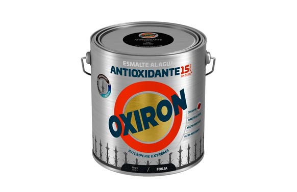 Esmalte antioxidante agua oxiron forja 2,5 l negro