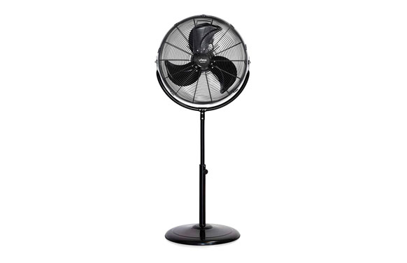 Ventilador industrial de pie ø45cm 120w orientable 3 velocidades