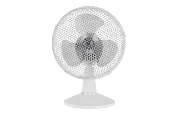 Ventilador sobremesa ø23cm 25w blanco 