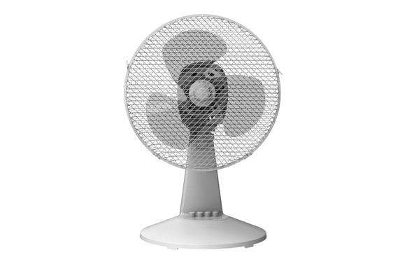 Ventilador sobremesa ø30cm 30w blanco 
