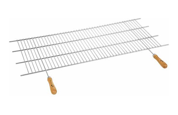 Parrilla recortable zinc mango madera 100x50 cm (corte 82-102 cm)
