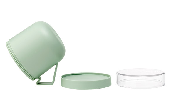 Taza con tapa hermetica 0,6 l verde jade