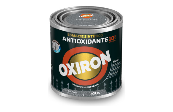 Esmalte antioxidante oxiron forja 250 ml gris acero