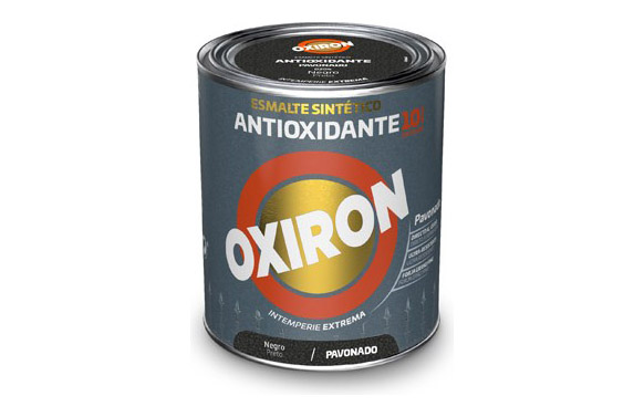 Esmalte antioxidante oxiron pavonado 750 ml gris acero