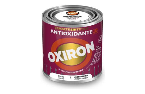 Esmalte antioxidante oxiron liso brillo 250 ml blanco