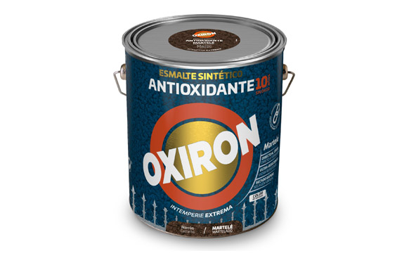 Esmalte antioxidante oxiron martele 4 l marron