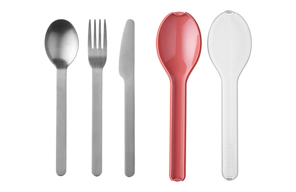 Cubiertos set 3 uds malva
