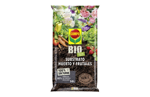 Substrato huerto urbano y frutales bio compo 50 l