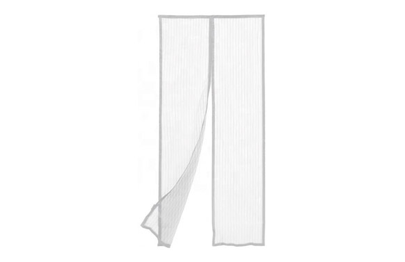 Mosquitera puerta  fija con fijacion textil  150 x 250 cm blanca